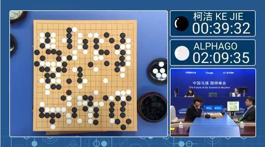 人类围棋已无法阻挡AlphaGo 人机大战首局柯洁败北