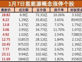 盘中必读|政策持续发力，氢能板块大涨，雄韬股份、京城股份等多股涨停|界面新闻 · 证券